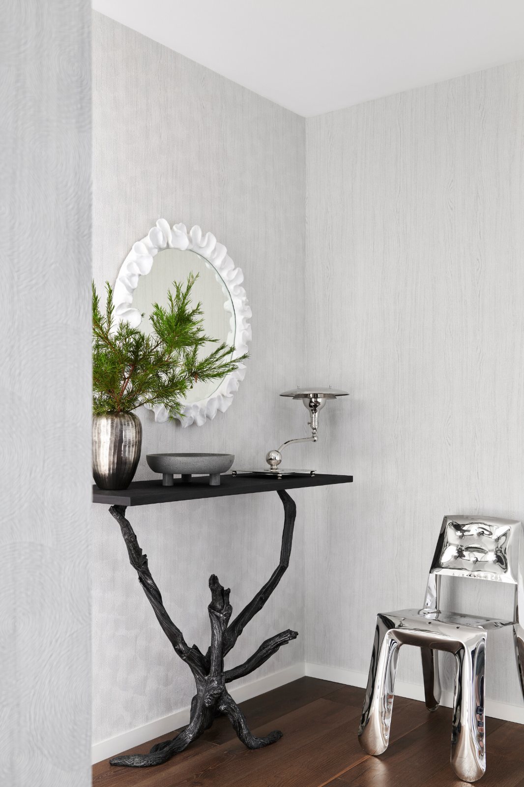 Eureka Apartment, hallway console, Southbank