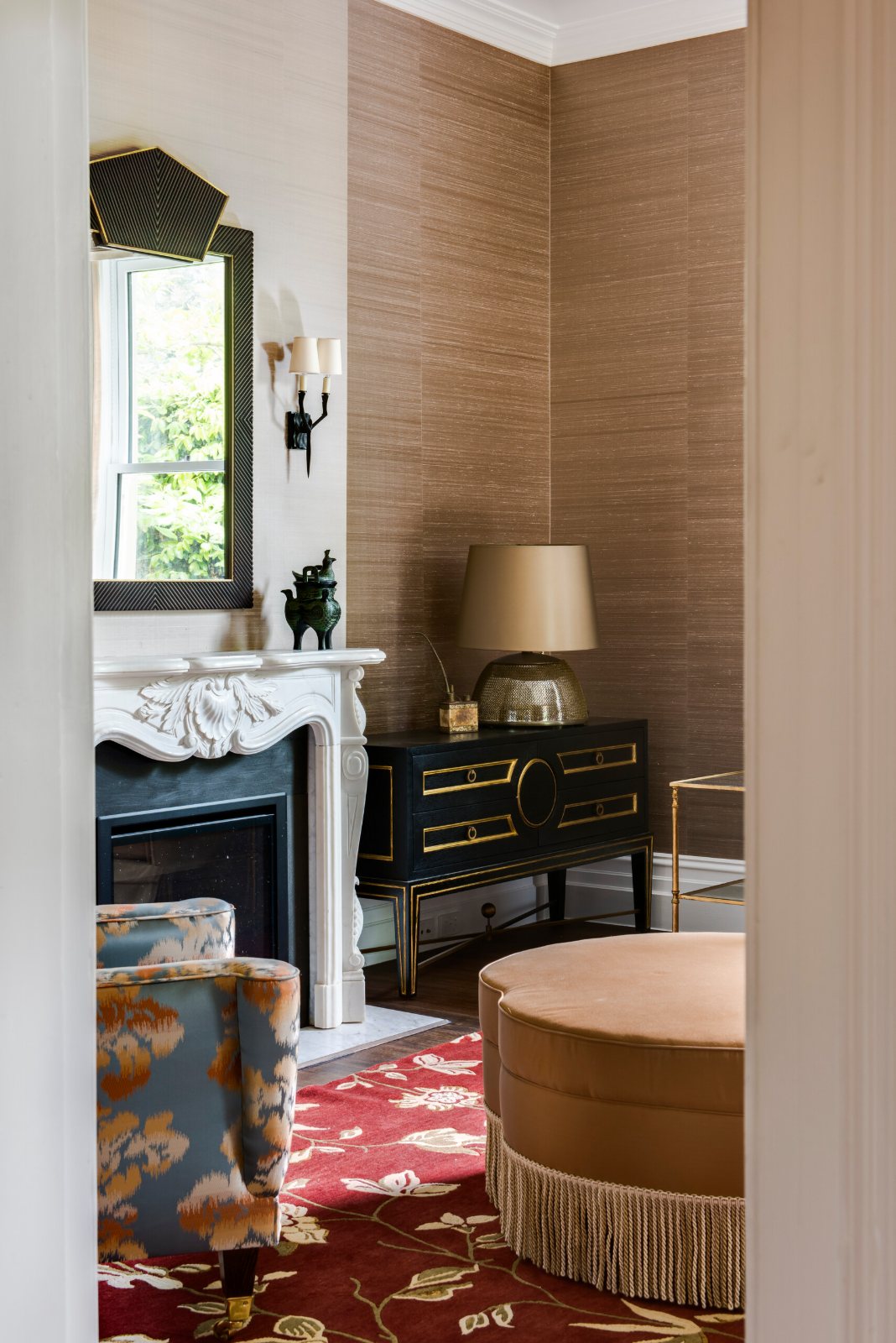 East Melbourne Period, sitting room fireplace