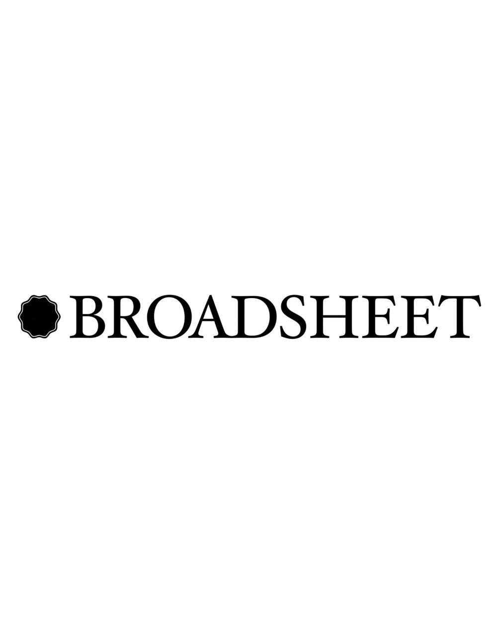 Broadsheet cover