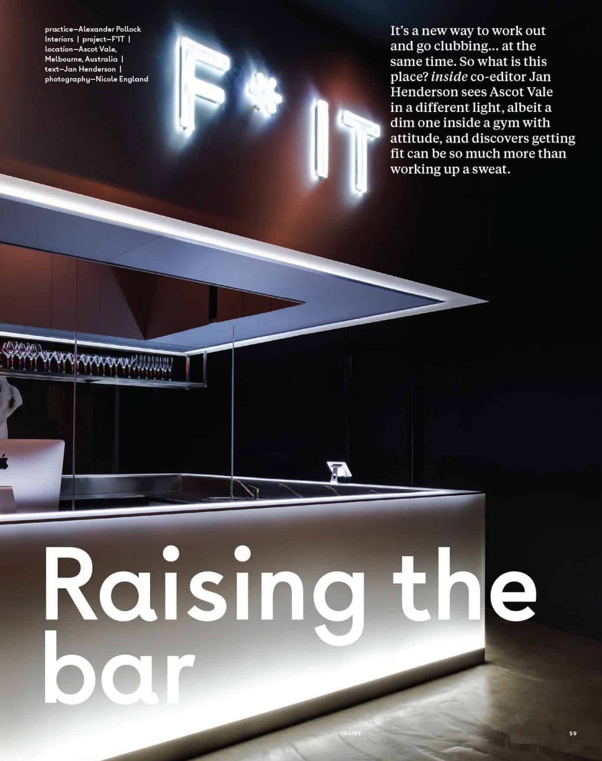 Inside, Raising the Bar, image 2 of 6